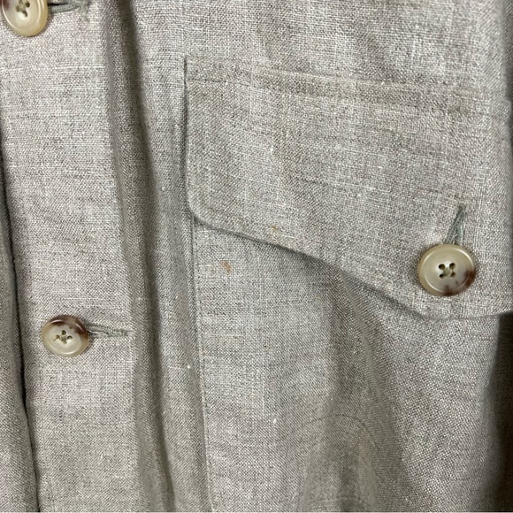 Vintage RARE Ralph Lauren Linen Bomber Jacket - Picture 6 of 9